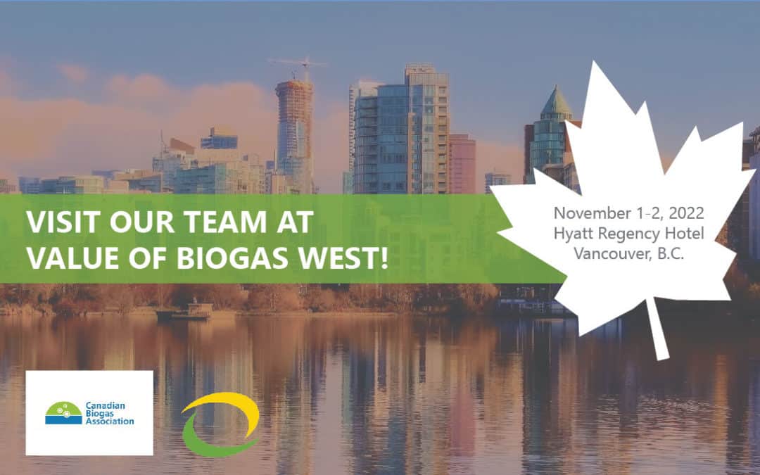 Meet with us at Value of Biogas-West